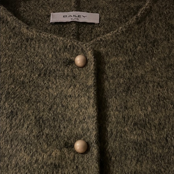 Sold - Elegant Olive Women's Blazer - Picture 3 of 5